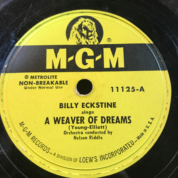 last ned album Billy Eckstine - A Weaver Of Dreams Take Me Back