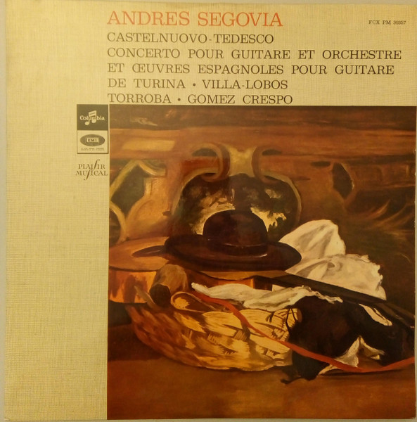 Columbia EMI LP 33CX 1020: Castelnuovo-Tedesco Guitar Concerto etc