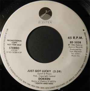 Dokken - Just Got Lucky album cover