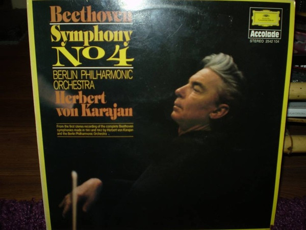 last ned album Beethoven, Berlin Philharmonic Orchestra, Herbert von Karajan - Symphony No 4