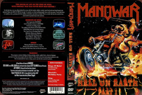 Manowar – Hell On - Part 1 DVD) -