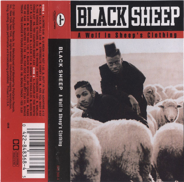 Black Sheep – A Wolf In Sheep's Clothing (1991, Dolby Double HX 