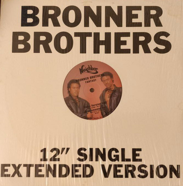Bronner Brothers – Fantasy (1986, Vinyl) - Discogs