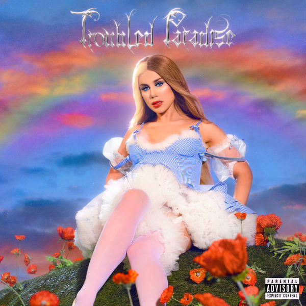 Slayyyter – Troubled Paradise (2021, White w/ Blue Swirl [Opaque White &  Sky Blue], Vinyl) - Discogs
