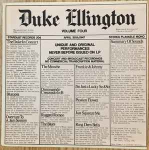Volume Four - April 30, 1947 - Duke Ellington