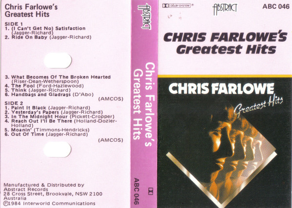 Album herunterladen Chris Farlowe - Chris Farlowes Greatest Hits