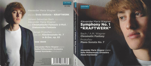 ladda ner album Alexander Maria Wagner Bach Prokofiev Sofia Philharmonic Orchestra, Alexei Kornienko - Symphony No 1 Kraftwerk