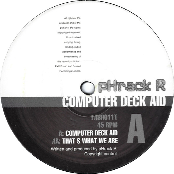 télécharger l'album pHrack R - Computer Deck Aid
