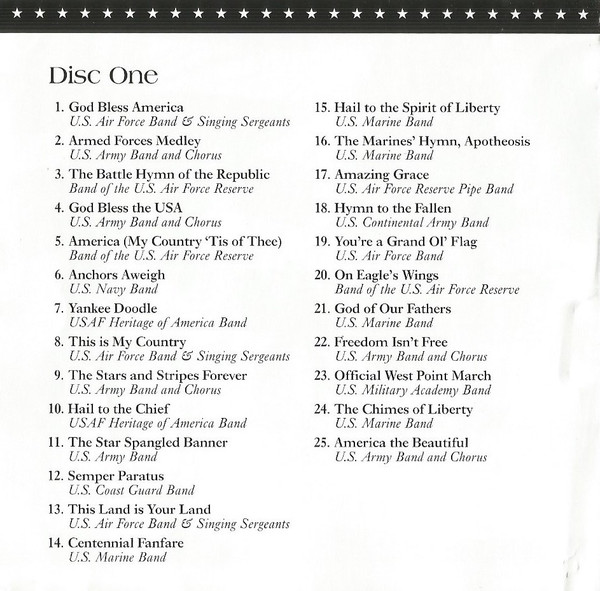 last ned album Various - God Bless The USA 50 Patriotic Favorites