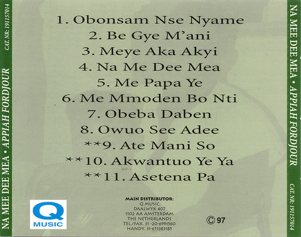 last ned album Appiah Fordjour - Na Me Dee Mea