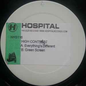 High Contrast - Everything's Different / Green Screen album cover