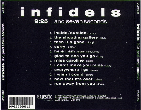 Album herunterladen The Infidels - 925 And Seven Seconds