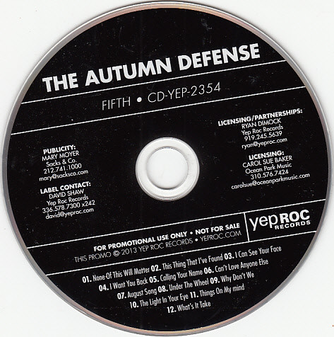 信頼】 The Autumn Defense ‎「Fifth」レコード 洋楽 - www.zexprim.com