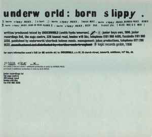 Underworld – Born Slippy (1996, Digipak, CD) - Discogs