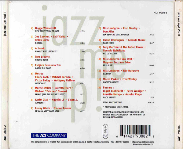 descargar álbum Download Various - Jazz Me Up Vol II album