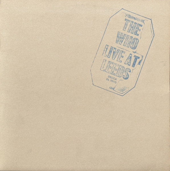 The Who – Live At Leeds (Red Lettering, Vinyl) - Discogs