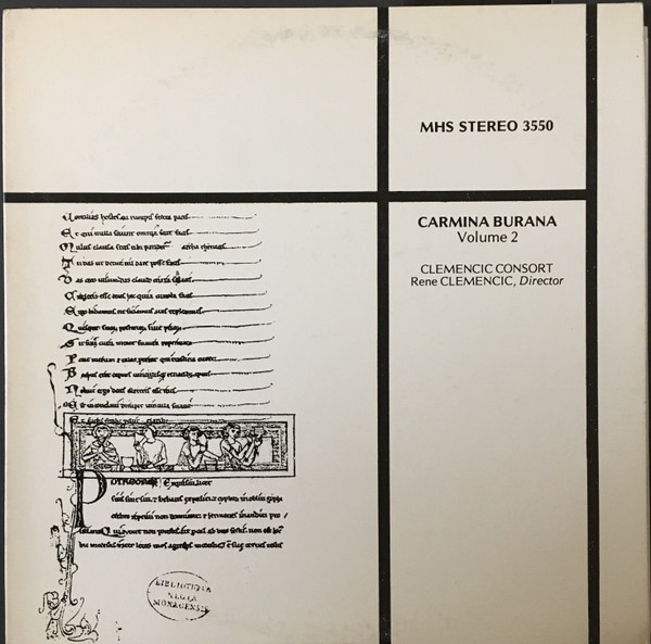 baixar álbum Clemencic Consort - Carmina Burana Volume II