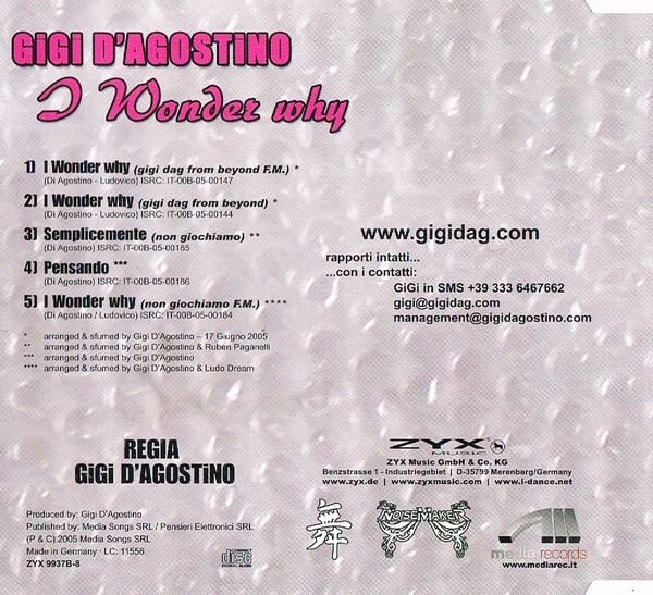 ladda ner album Gigi D'Agostino - I Wonder Why Compilation Benessere 1