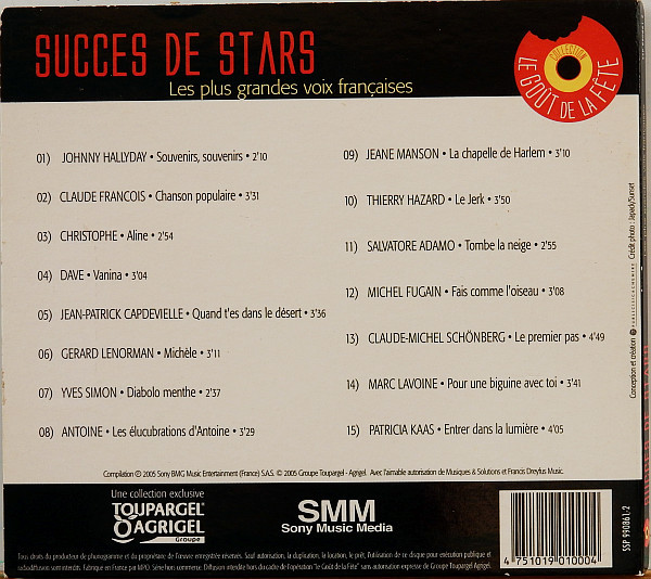 last ned album Various - Succès De Stars Les Plus Grandes Voix Françaises