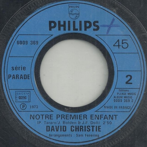 Album herunterladen David Christie - Notre Premier Enfant