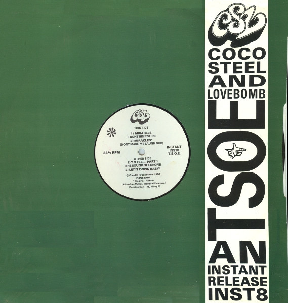 Coco Steel & Lovebomb – TSOE (1988, Vinyl) - Discogs