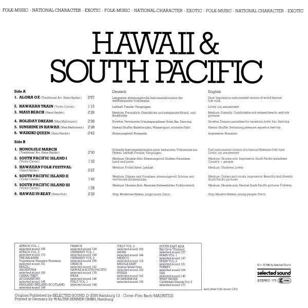 lataa albumi Various - Hawaii South Pacific