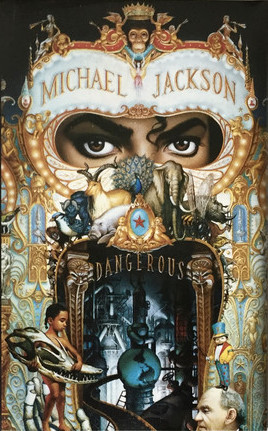NEUF puzzle Michael Jackson  album Dangerous 500 pièces NEUF sous cellophane 