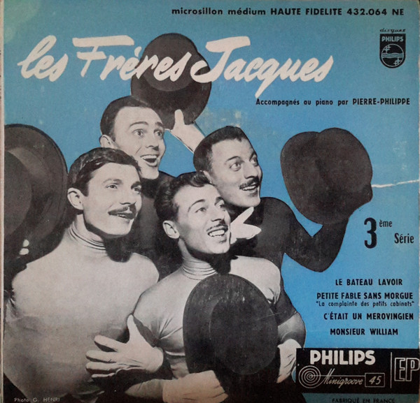 Album herunterladen Les Frères Jacques - 3 Le Bateau Lavoir
