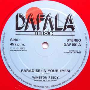 Winston Reedy - Paradise (In Your Eyes) album cover