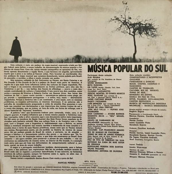 télécharger l'album Various - Música Popular Do Sul 3