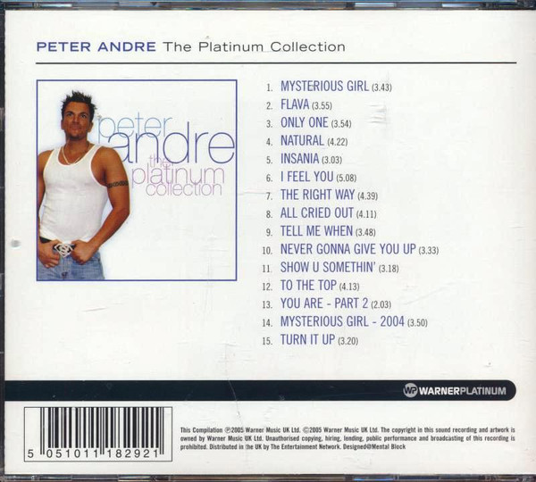 Album herunterladen Peter Andre - The Platinum Collection