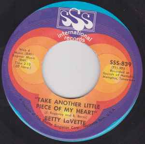 Bettye Lavette - Take Another Little Piece Of My Heart / At The Mercy Of A Man album cover