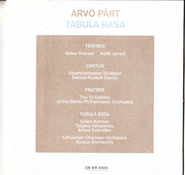 Arvo Pärt – Fratres Etc (CD) - Discogs