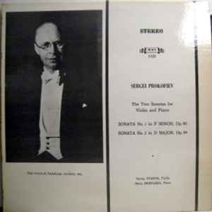 Sergei Prokofiev - The Two Sonatas For Violin And Piano album cover