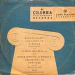 Cover of Concerto In E Minor For Violin And Orchestra, Op. 64, 1948, Vinyl