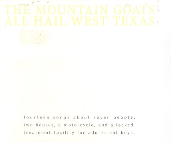 Mountain Goats - All Hail West Texas album cover