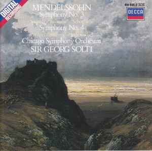 Felix Mendelssohn-Bartholdy - Symphony No. 3 "Scottish", Symphony No. 4 "Italian" album cover