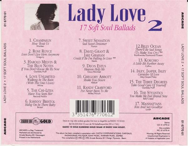 ladda ner album Various - Lady Love 2 17 Soft Soul Ballads