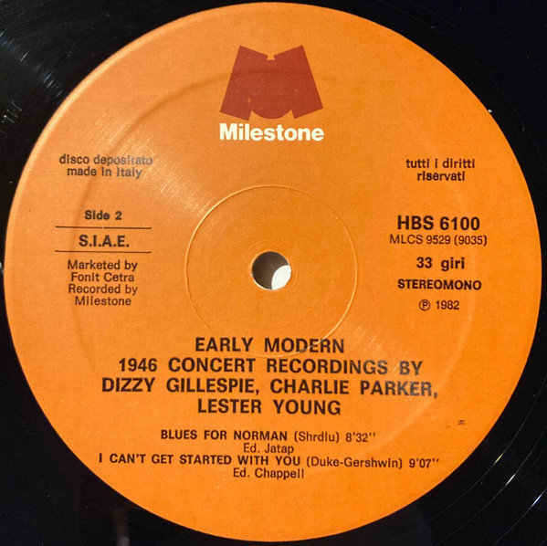 baixar álbum Lester Young Charlie Parker Dizzy Gillespie - Early Modern 1946 Concert Recordings