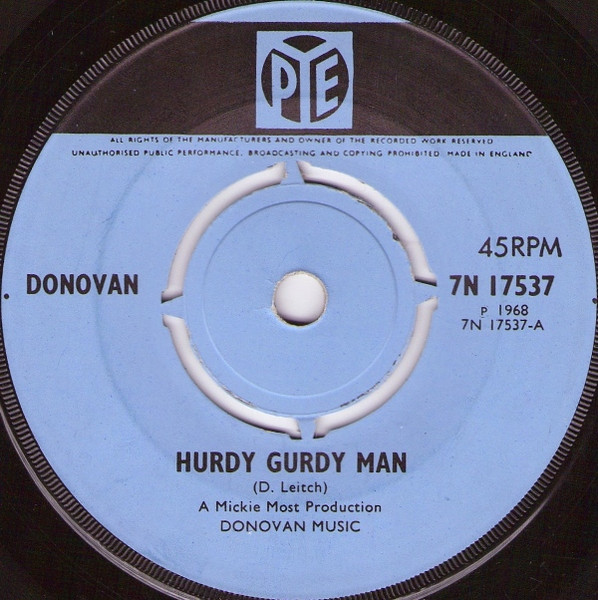 EP☆Donovan☆Hurdy Gurdy Donovan UK Pye オリ - 洋楽