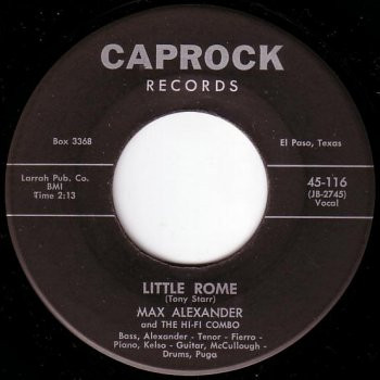 baixar álbum Max Alexander And The HiFi Combo - Little Rome Rock Rock Rock Everybody