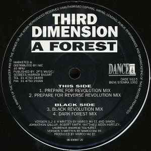 Third Dimension - A Forest album cover