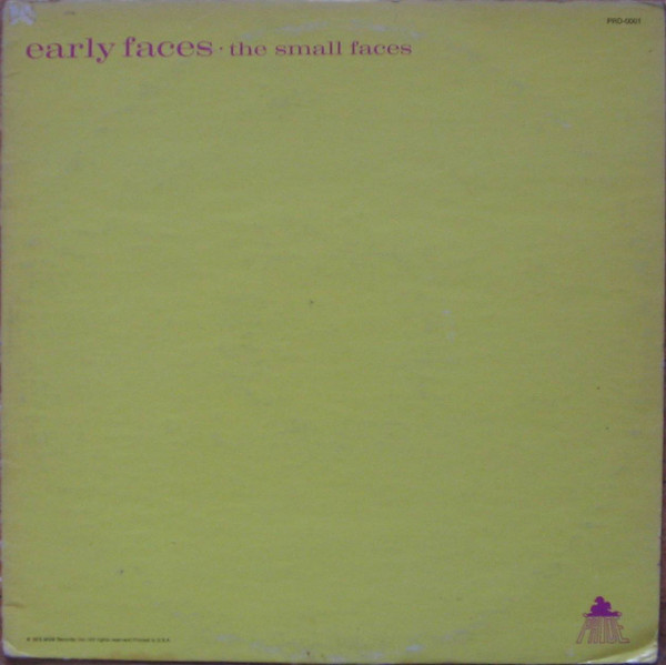 The Small Faces – Early Faces (1972, Vinyl) - Discogs