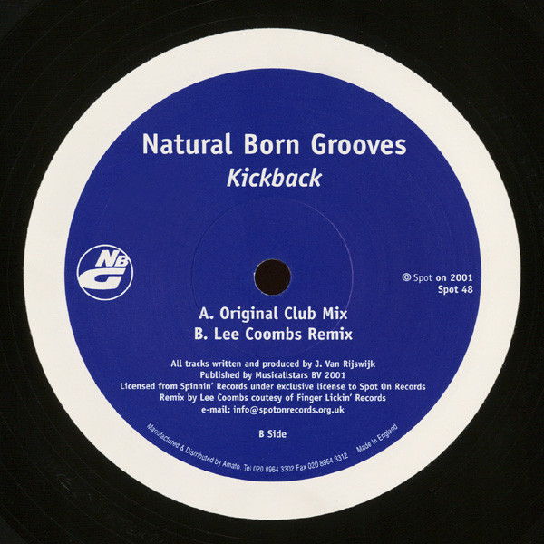 Natural Born Grooves - Kickback, 12