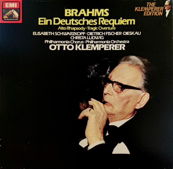 Johannes Brahms - Otto Klemperer, Reinhold Schmid, Wilhelm Pitz