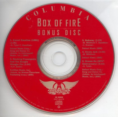 last ned album Aerosmith - Box On Fire Bonus Disc