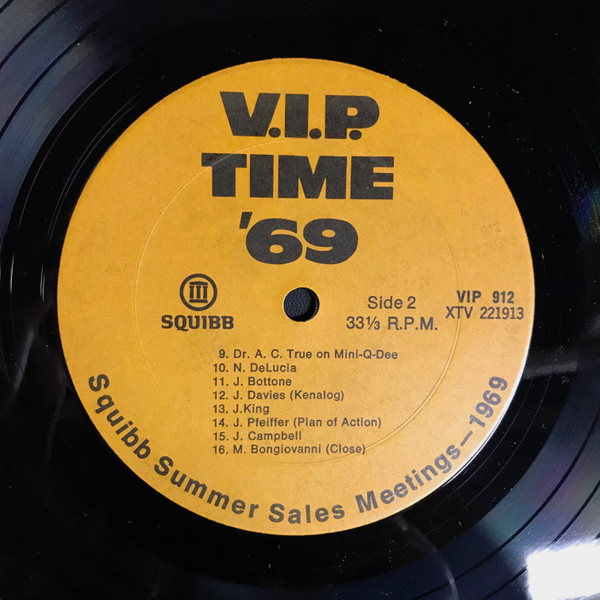 baixar álbum Various - VIP Time 69 Squibb Summer Sales Meetings 1969