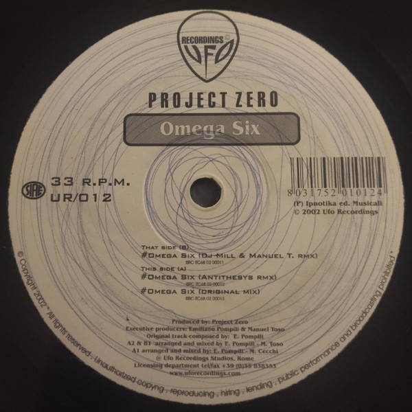 Album herunterladen Project Zero - Omega Six