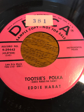 descargar álbum Eddie Habat - Tootsies Polka 707 Polka