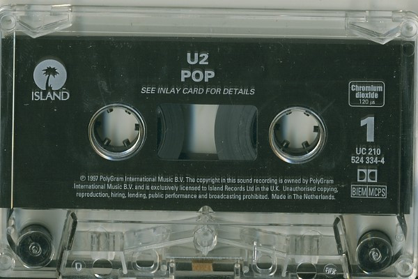 U2 – Pop (1997, Dolby, Cassette) - Discogs